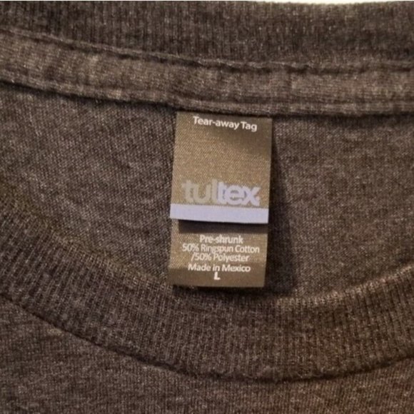 Ady Bellle Women's Gray Graphic Short Sleeve T-Shirt "Basic" Size Large - Picture 4 of 4